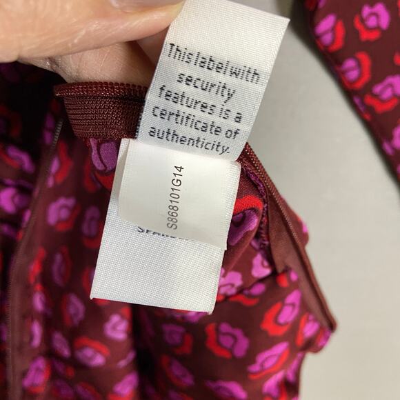 Diane Von Furstenberg Long Sleeves Silk Blouse Top Size 6 - Picture 10 of 11